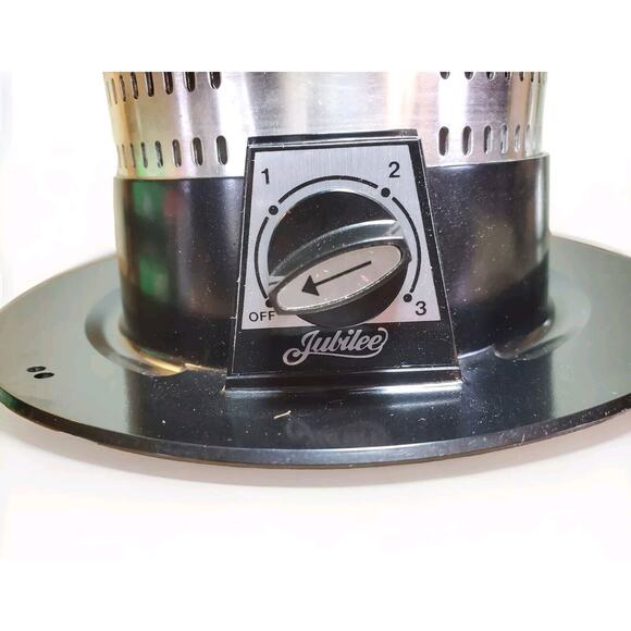 NEW Vintage Jubilee Electric MCM Fondue Set Retro Red Pot 4 Teak Handle Fork NOS - Picture 5 of 15